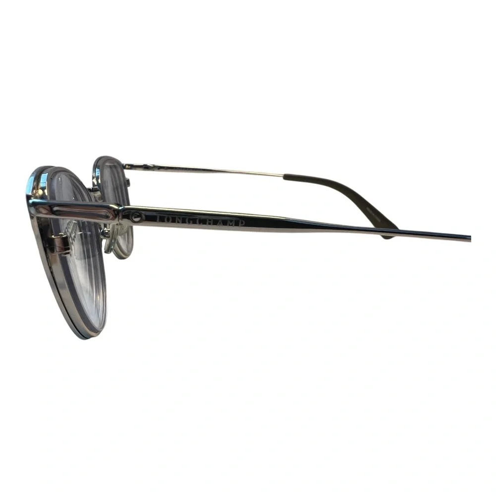 Longchamp Eyeglasses Frames LO2124 901 50-19-140 Brown And Gold Preppy Feminine
